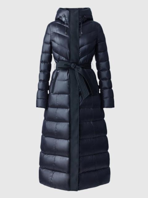 CALINA Lustrous light down maxi coat