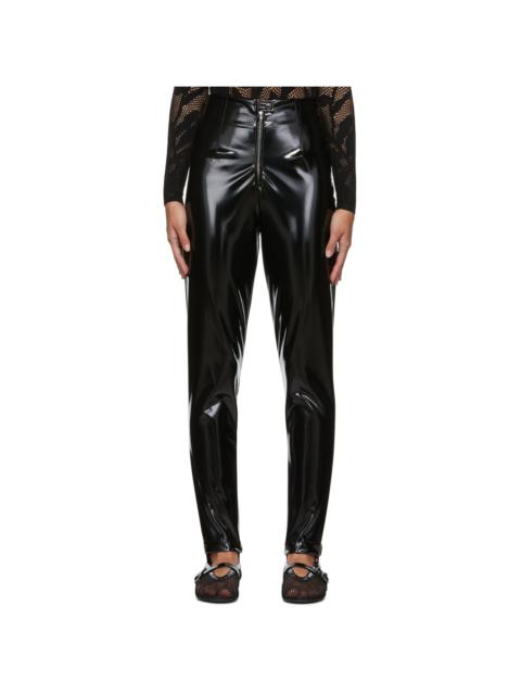 Black Stirrup Trousers