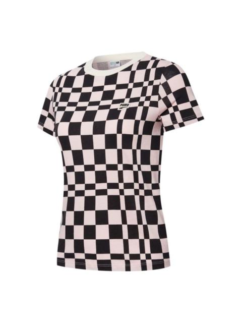 (WMNS) PUMA Downtown Round-Neck Pink/Red 533046-36