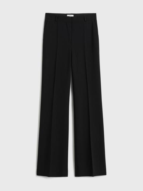 Flared evening trousers black