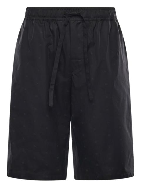 drawstring pattern trousers
