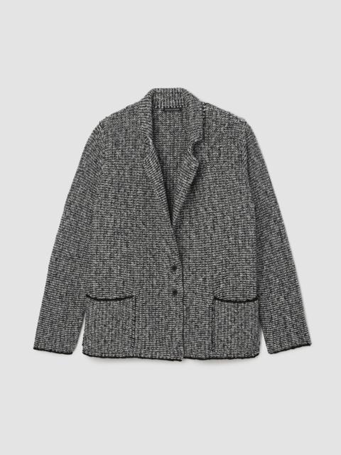 Peruvian Cotton Cloud Notch Collar Jacket