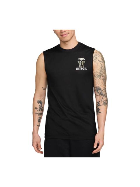 Nike Dri-FIT Sleeveless Fitness Tank Asia Sizing 'Black' FV8375-010