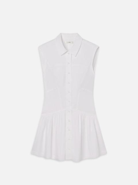 The Linen Day Dress in White