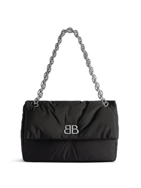Women's Monaco Medium Chain Bag in Black