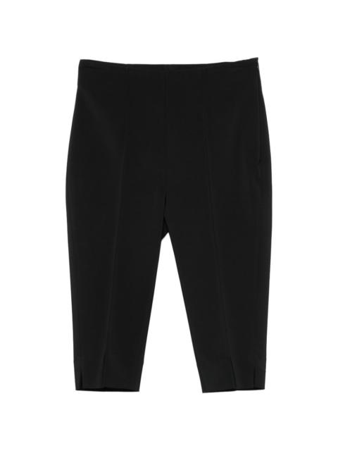 seam-detail cropped trousers