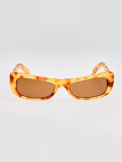 Capri Sunglasses in Beige Tortoiseshell