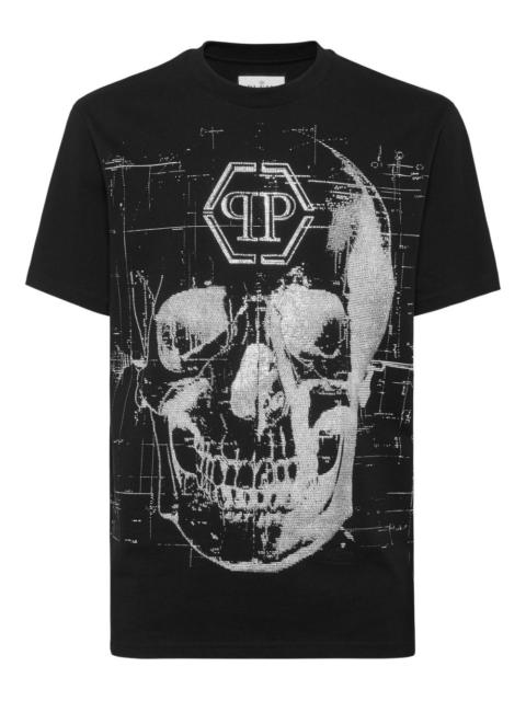 skull-embellished T-shirt