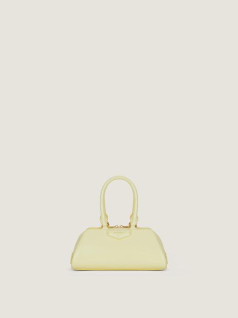 MINI ANTIGONA CUBE EAST-WEST BAG IN BOX LEATHER