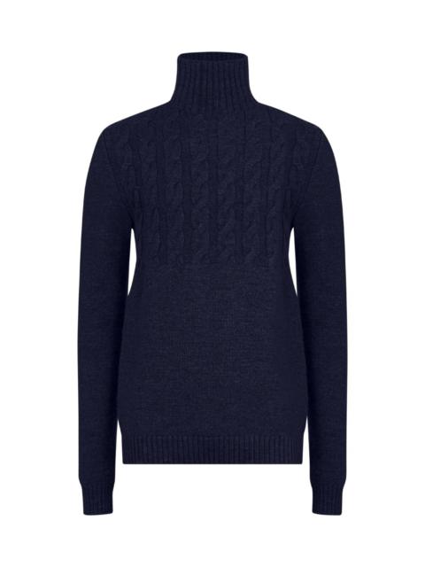 HIGH-NECK VIRGIN-WOOL SWEATER