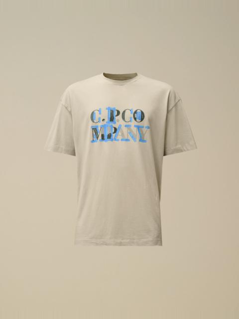 30/1 Jersey Blurred Logo T-Shirt