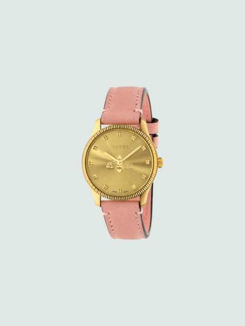 G-Timeless watch with bee, 29 mm