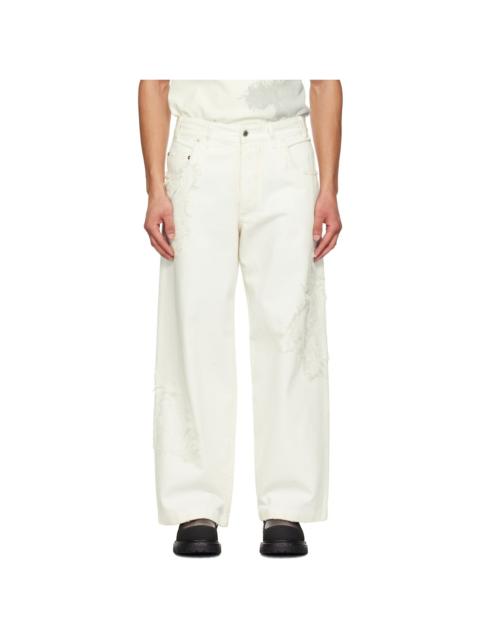 Off-White TKL Edition Faded Jeans