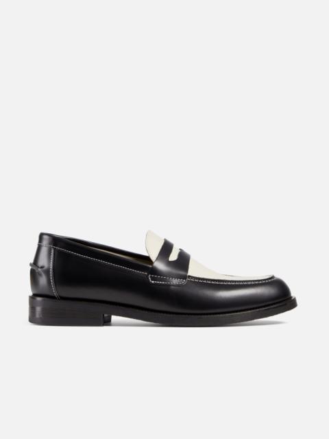 Wilde Black + White Penny Loafer - Men's