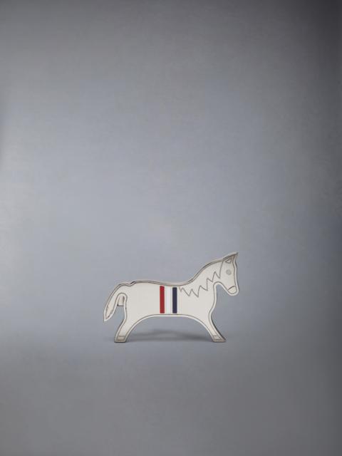 LUNAR NEW YEAR STERLING SILVER HORSE TIE BAR