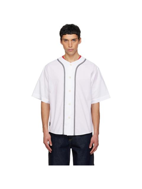 White Kenzo Paris 'Boke Flower 2.0' Baseball Shirt