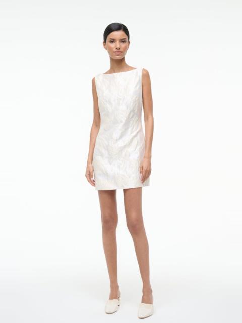 STAUD MIMI DRESS BOTANICA IVORY