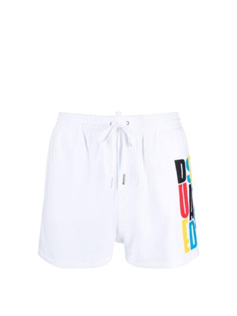 logo-print swim shorts