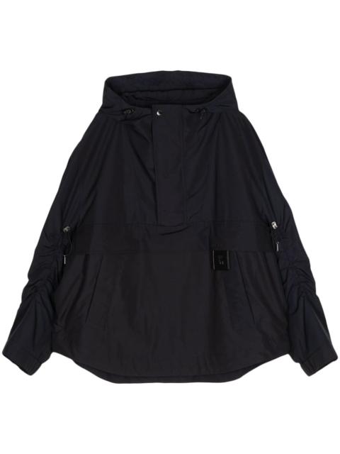 logo-patch hooded anorak