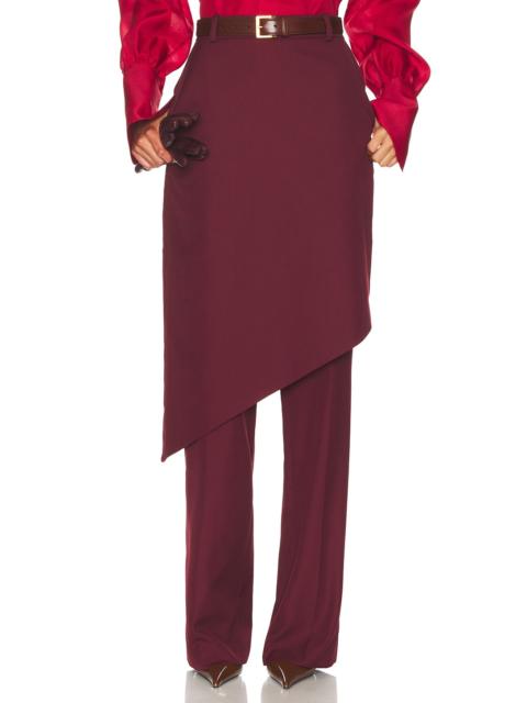 Trouser With Attached Skirt