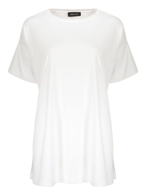 oversized t-shirt with drawstring detail