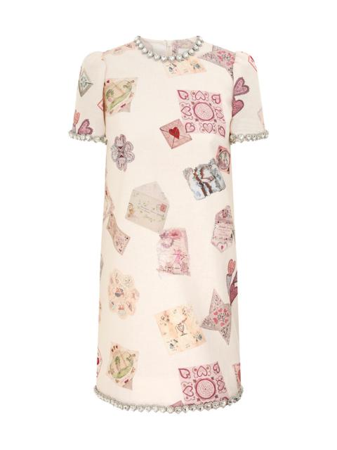 HYPNOTIC JEWELLED SHIFT DRESS