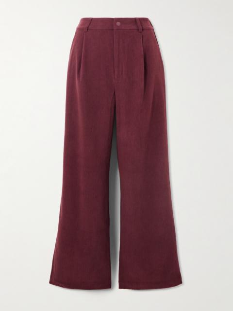 Floris Corduroy Wide-leg Pants