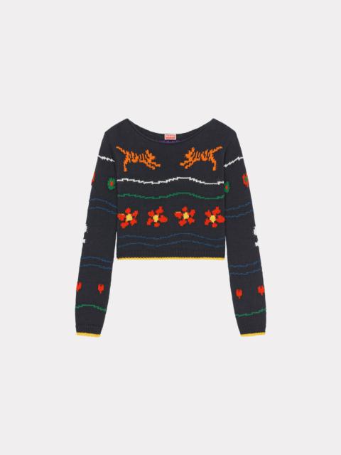 'KENZO Pixel' cropped jumper