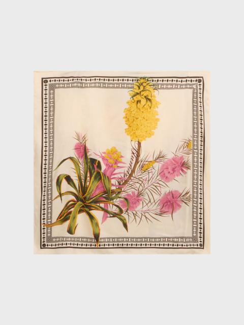 ASYMMETRICAL PRINTED VISCOSE TWILL TOP