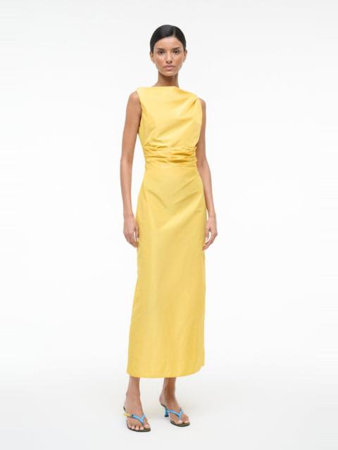 STAUD CALLIE DRESS SUNSHINE
