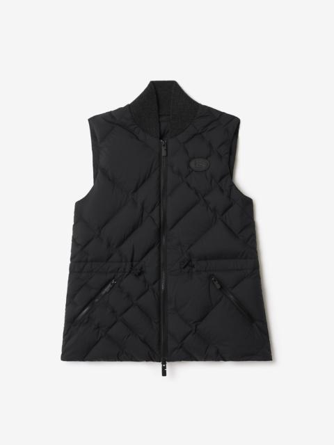 Check-stitch Nylon Devonside Gilet