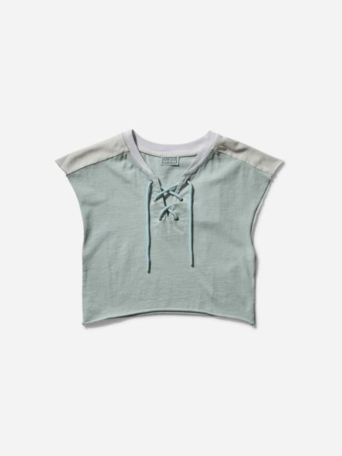 Women's Piqué Mesh T-Shirt Minty Green