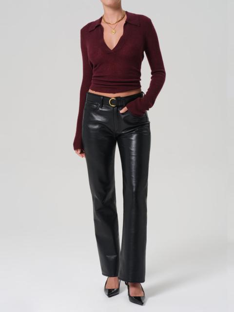 Simone Polo Sweater
In Burgundy