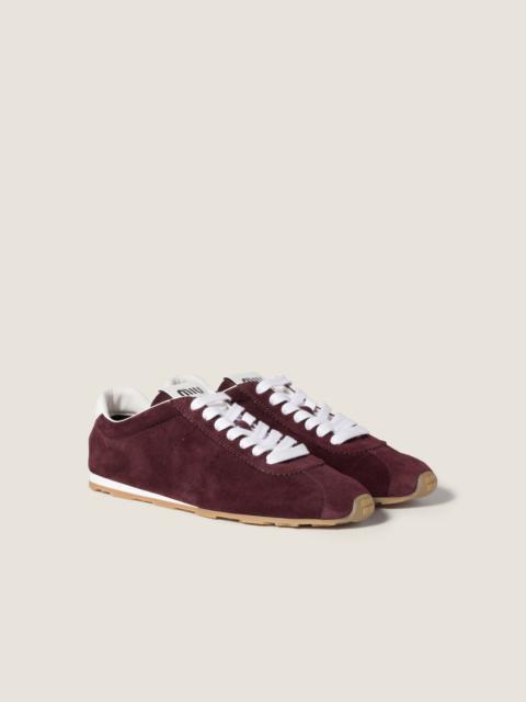 Plume suede sneakers