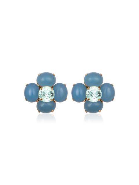 Quinn Multi-Stone Earrings blue