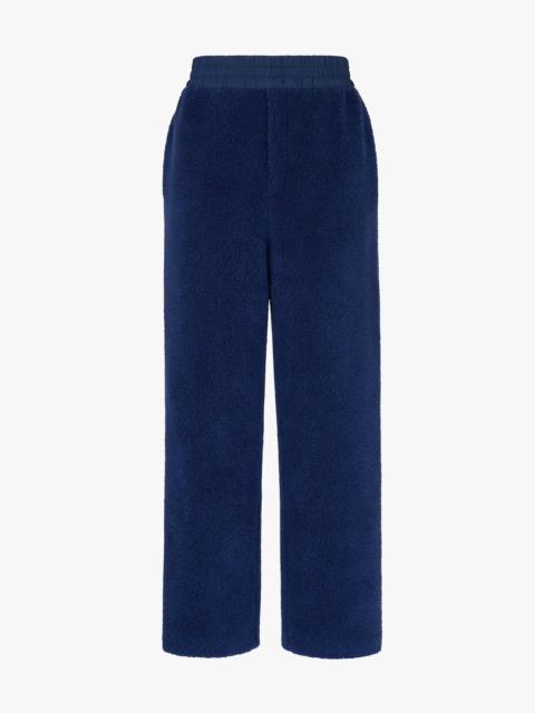 Blue wool pants