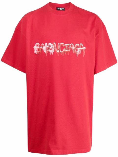 graffiti-logo T-shirt