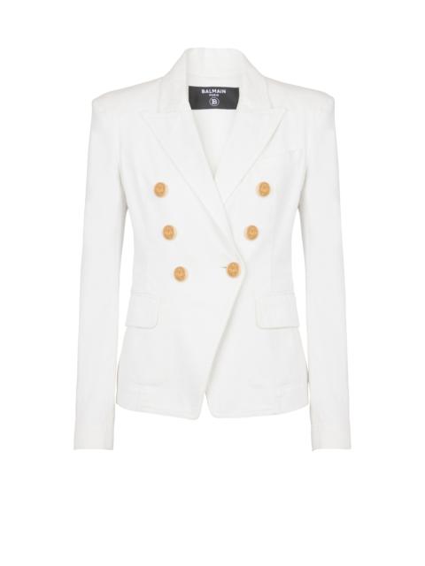 6-button denim jacket