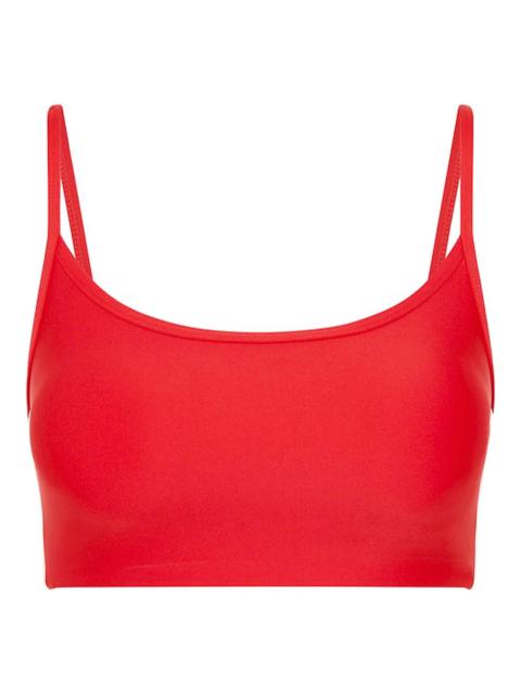 Oxford stripe-side bra