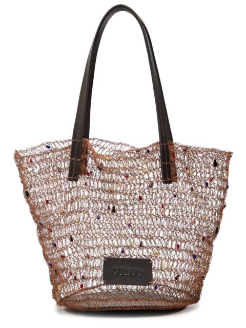 Staud Jewel Embellished Wire Bucket bag