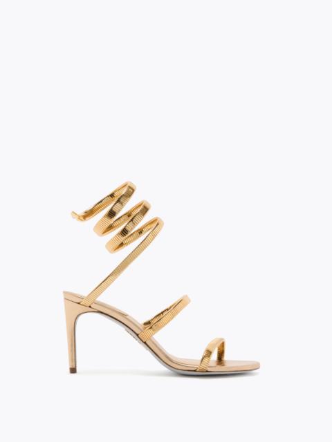 JUNIPER METALLIC GOLD SANDAL 80