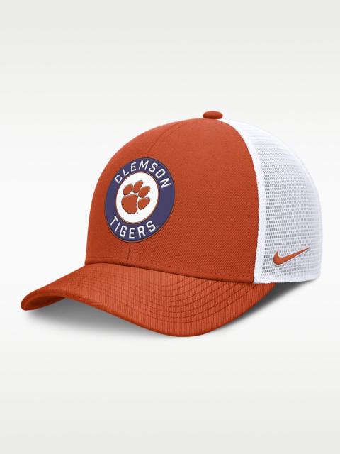 Clemson Primetime Rise Men's Nike Dri-FIT College Trucker Adjustable Hat