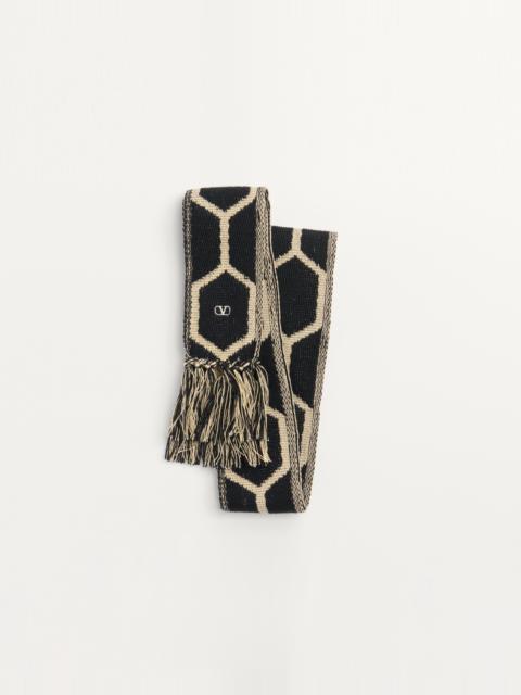ANTIBES COTTON SCARF WITH FRINGE