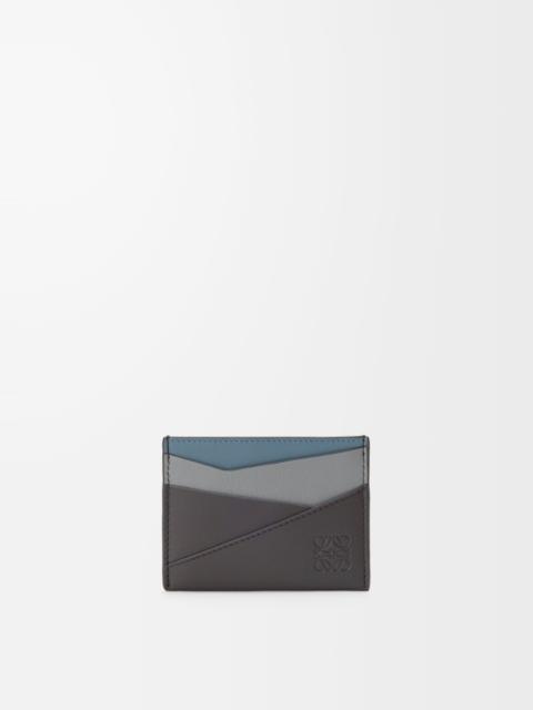 Puzzle plain cardholder in classic calfskin