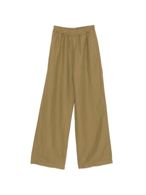 elasticated-waist trousers