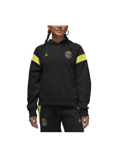 (WMNS) Air Jordan x Paris Saint-Germain Hoodie (Asia Sizing) 'Black Tour Yellow' DV2836-010