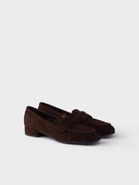 Suede loafers
