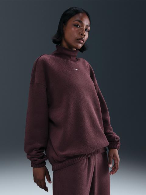 Nike Sportswear Phoenix Plush Women's Cozy Fleece Oversized Mock-Neck Top