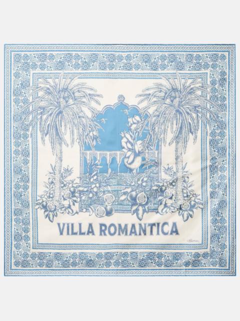Villa Romantica silk scarf