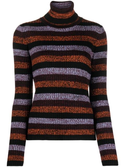 cut-out merino jumper